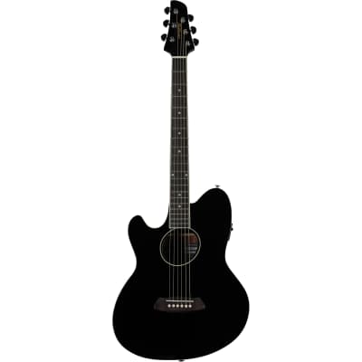 Ibanez TCY10LE Talman Acoustic-Electric Guitar, Black image 5