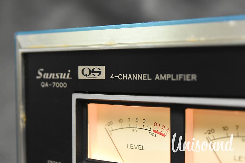 【動作品】SANSUI プリメインアンプ QA-7000 4チャンネル SANSUI QA-7000 Four 4 Channel Amplifier 80 Watts RMS Vintage
