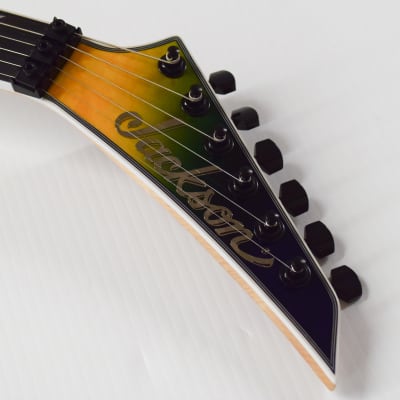 Jackson  Pro Plus Series Soloist SLA3Q - Ebony Fingerboard, Amber Blue Burst image 8