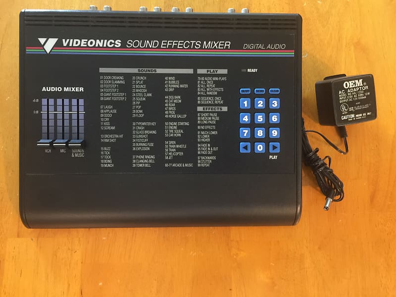 Videonics SE1 sound effects mixer Reverb
