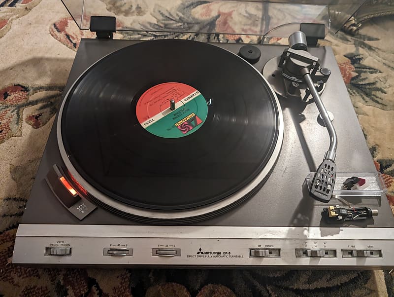 Mitsubishi DP-5 Direct Drive Turntable 80s  			
