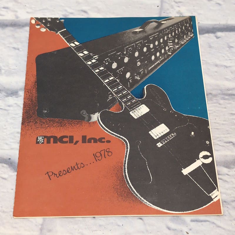 MCI Presents 1978 Catalog Reverb