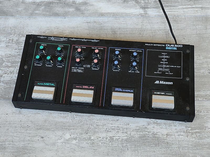 ギター Maxon DUE 300 1980's Maxon DUE300 Vintage Multi Effects Pedal | Reverb
