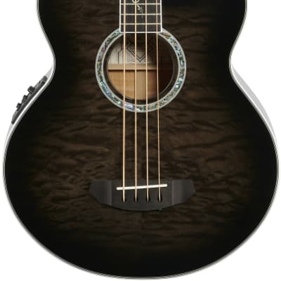 Michael Kelly Dragonfly 4 Smoke Burst Acoustic/Electric Bass - 348025 - 809164022060 image 5