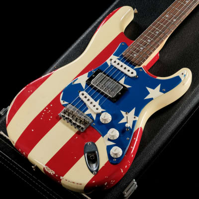 Fender Wayne Kramer Signature Stratocaster Red, White, and Blue