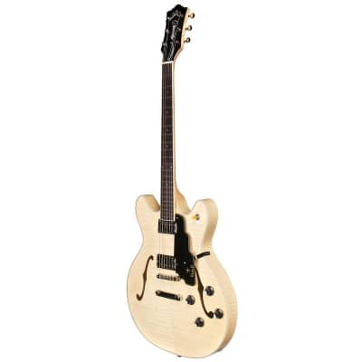 Guild Starfire IV ST Semi-Hollow Body Electric Guitar (Natural) image 6