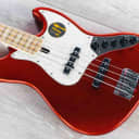 Sire Marcus Miller V7 2nd Gen Bass Guitar, 4-String, Ash BMR Bright Metallic Red