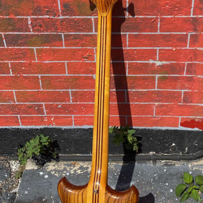 Alembic Series II Bass 1980 ultra rare all original Stanley Clarke Zebrawood Series II Short Scale its $39,800. new !! image 9