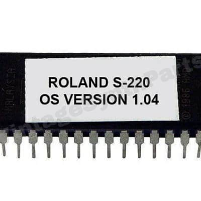 Roland S-220 Version 1.04 firmware OS update upgrade EPROM S220 Sampler