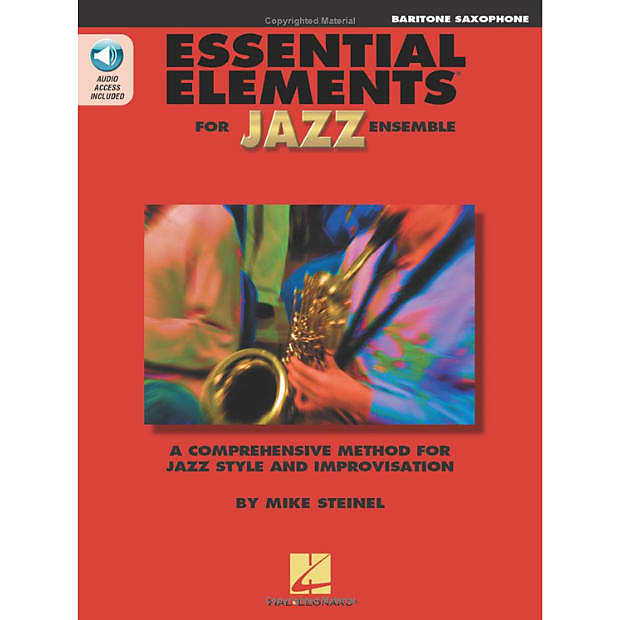 Essential Elements For Jazz Ensemble, E-Flat Baritone Saxophone, E-Flat Baritone Saxophone, Book/Online Audio Pack image 1
