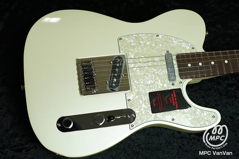 Fender Made in Japan Modern Telecaster RW - Olympic Pearl w/ free shipping!*