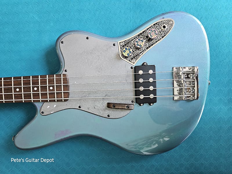 Grass Roots By ESP Jaguar Bass 1995 Champagne Sparkle