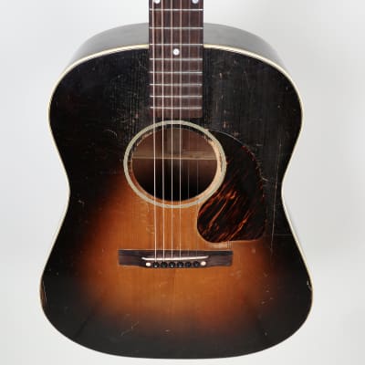 1943 Gibson Banner J-45 Sunburst w/ OSSC Excellent Tone Stunning! image 9