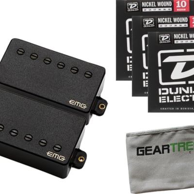 EMG REV Set Chrome Revelation Signature Passive Pickup Set (Chrome