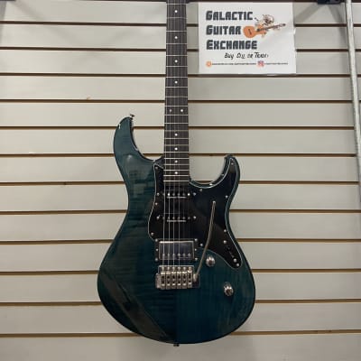 Yamaha Pacifica PAC612VIIFM Translucent Blue Electric Guitar | Reverb