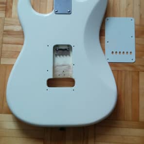 Fender Stratocaster MIM  Floyd Rose Body Antique White image 6