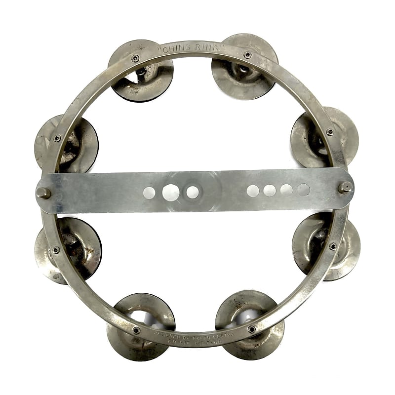 Used Ralph Kester Vintage Ching Ring Hi-Hat Tambourine | Reverb