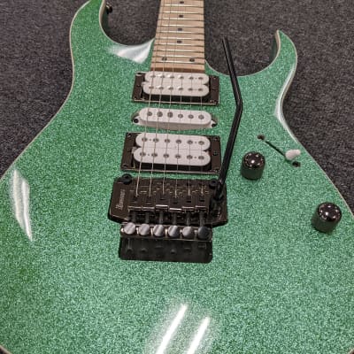 Ibanez  RG470MSPTSP Electric Guitar 2021 Turquoise Sparkle *Discontinued Model* image 3