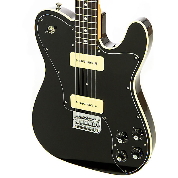 Fender FSR '72 Telecaster Custom P90 Black 2012 image 1