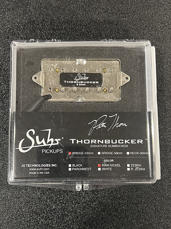 Suhr Thornbucker 53mm Raw Nickel | Reverb