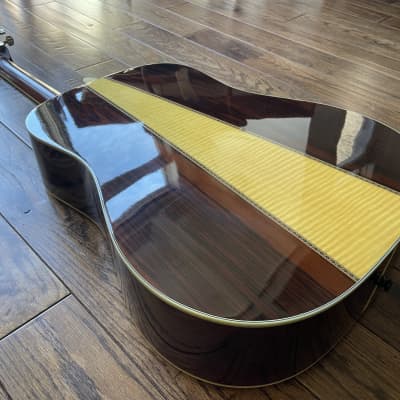 Vintage 1980s Morris TF-801 Acoustic Dreadnaught Guitar D45 MIJ Matsumoku w/ OHSC martin image 13