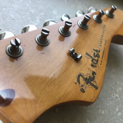 1983 Fender Stratocaster David Gilmour Black Strat twin neck Fullerton vintage image 1