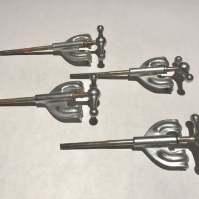 1920's - 1930's - Bass Drum Tension Rods with Claws  (Set of 8) image 12