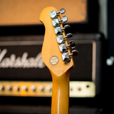 Memphis Stratocaster Lawsuit Era S-Style Guitar (1970s - 80's  Sunburst) image 5
