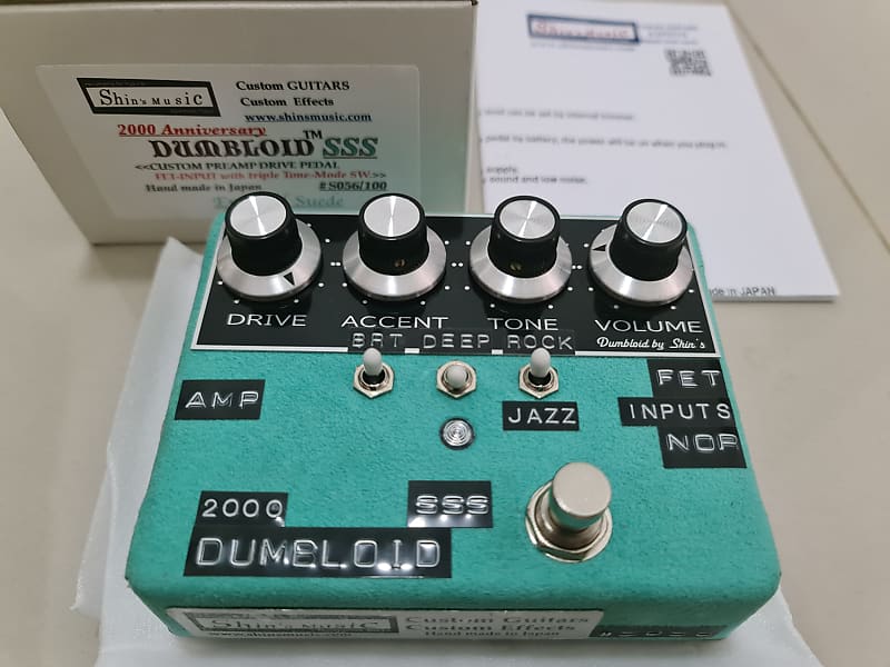 Shin's Music Dumbloid SSS 2000 Anniversary Limited Edition 2021 Custom  Preamp Overdrive #56/#100