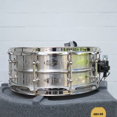 Craviotto Diamond Series Nickel Over Brass NOB Artist Model (SPL) Snare Drum imagen 1