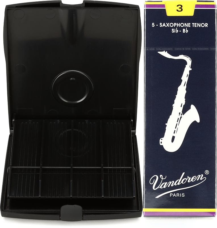 D'Addario Multireed Storage Case with Humidification System Reverb