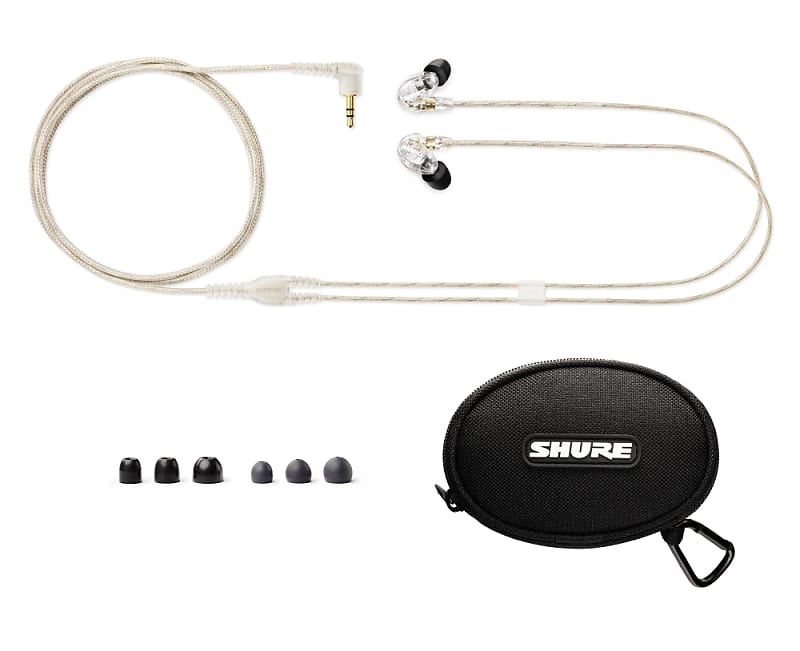Shure SE215-CL Sound Isolating Earphones - Clear image 1