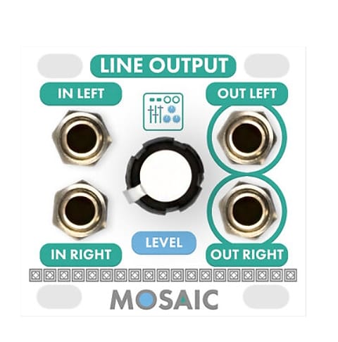 MOSAIC 1U Line Output White (BPNYC) image 1