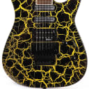 Jackson SL3X DX Soloist Yellow Crackle Electric Guitar Floyd Rose