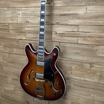 Hagstrom '67 Viking II Semi Hollow Guitar 2021 - Vintage Sunburst. New! image 4