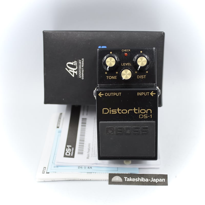 Boss DS-1-4A Distortion 40th Anniversary Edition With