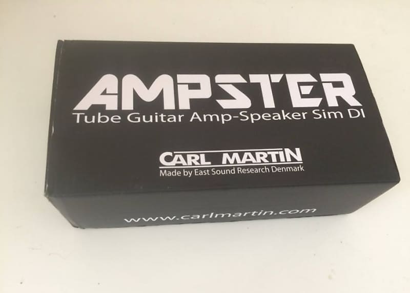 Carl Martin Ampster Tube Guitar Amp Speaker Sim DI Effects Pedal w/ Original box & paperwork image 1