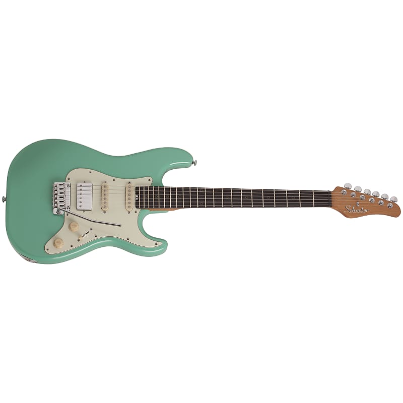 Schecter 1540 Nick Johnston Traditional HSS Guitar, Ebony Fretboard Atomic Green image 1
