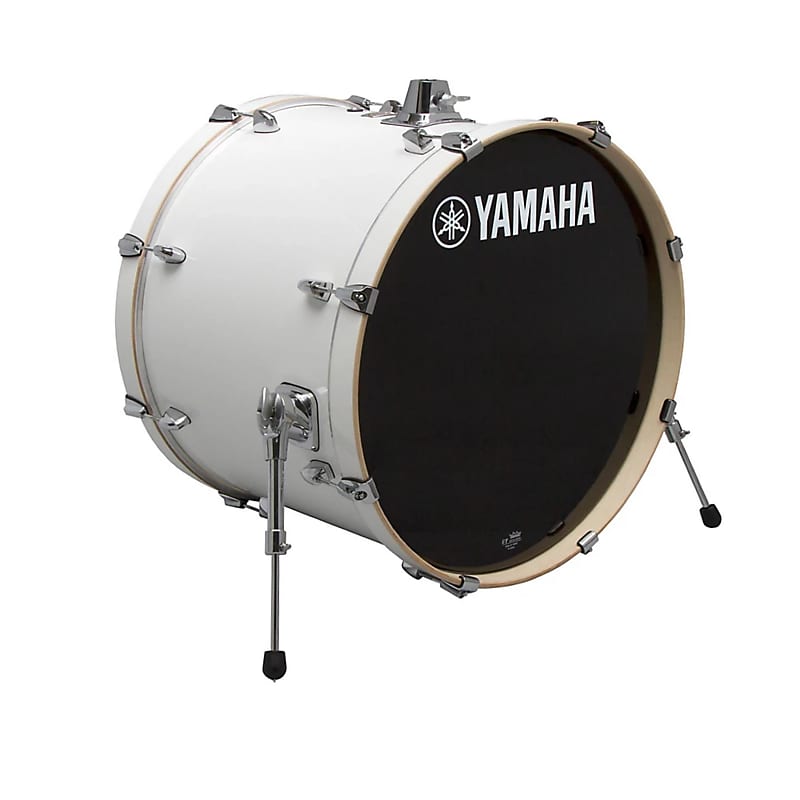 Yamaha Stage Custom Birch 20 Bass Drum Pure White Reverb Yamaha Stage Custom Birch 20 Bass Drum Pure White Reverb