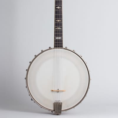 Lyon & Healy  Washburn Style A Tenor Banjo,  c. 1925, period black hard shell case. image 1