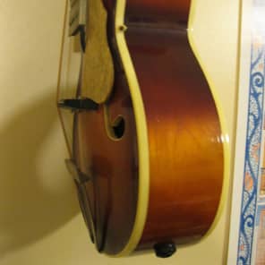 Arnold Hoyer Vintage  c.1960 Sunburst Guitar-Bodied Electro-Mandolin/ Mandolinetto. image 3