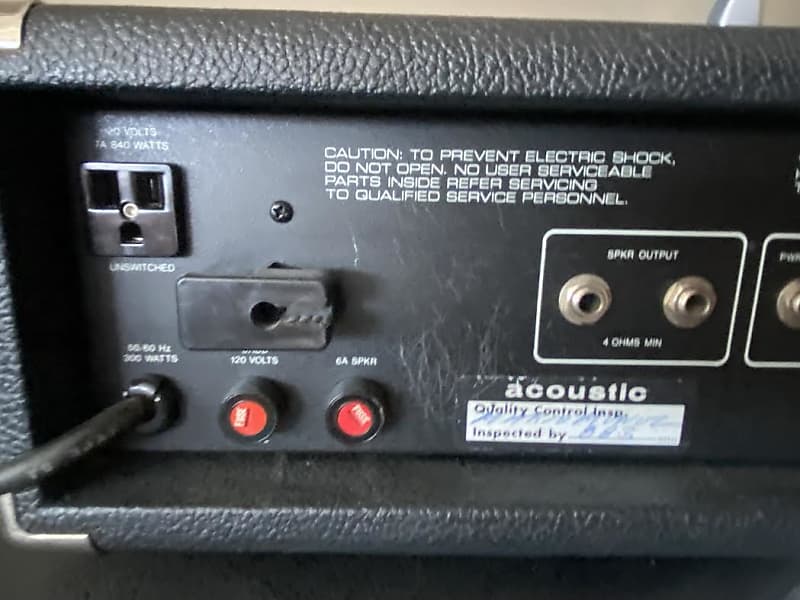 Acoustic B120 Bass Head and Cabinet | Reverb