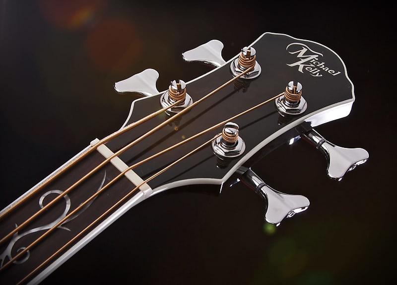 Michael Kelly MKD4FSBSFR Quilt Maple Top & Body Fretless 4