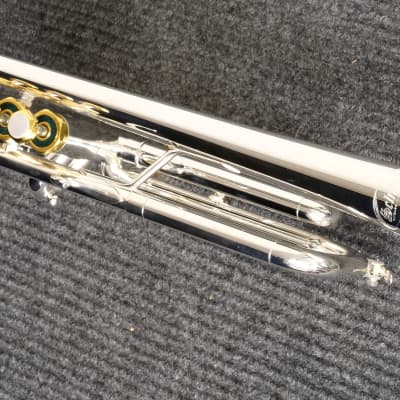 Schilke Model i33 Silver Plated Bb Trumpet w Gold Trim Kit image 3