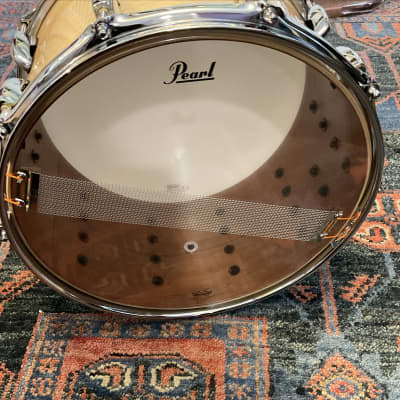 Pearl Session Studio Select Snare Drum - 14" x 8"- Gloss Natural Birch image 13