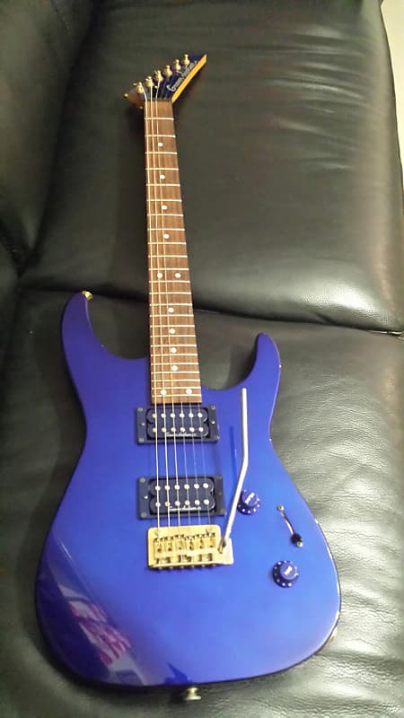 Grover Jackson FU.IG-37 Fusion Series. 1998 Japan. Cobalt Blue