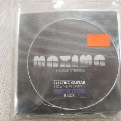Maxima R 4028 Chrome Round Wound Regular 12-54 Electric Guitar Strings R4028 Set.012 for sale