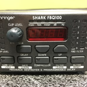 behringer SHARK FBQ100 フィードバックデストロイヤー Behringer SHARK FBQ100 Automatic Feedback Destroyer FBQ100 B&H