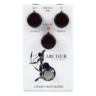 J. Rockett Audio Designs Tour Series Archer Clean Boost Guitar Effects Pedal for sale