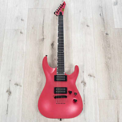 ESP USA Horizon-II Guitar, Ebony Fretboard, Seymour Duncan '59 / Custom Pickups, Magenta Pearl image 3